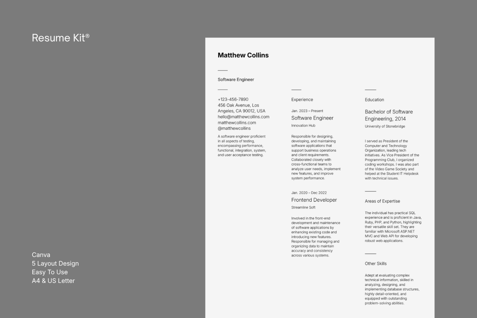 Resume Kit | Canva Template — image 1