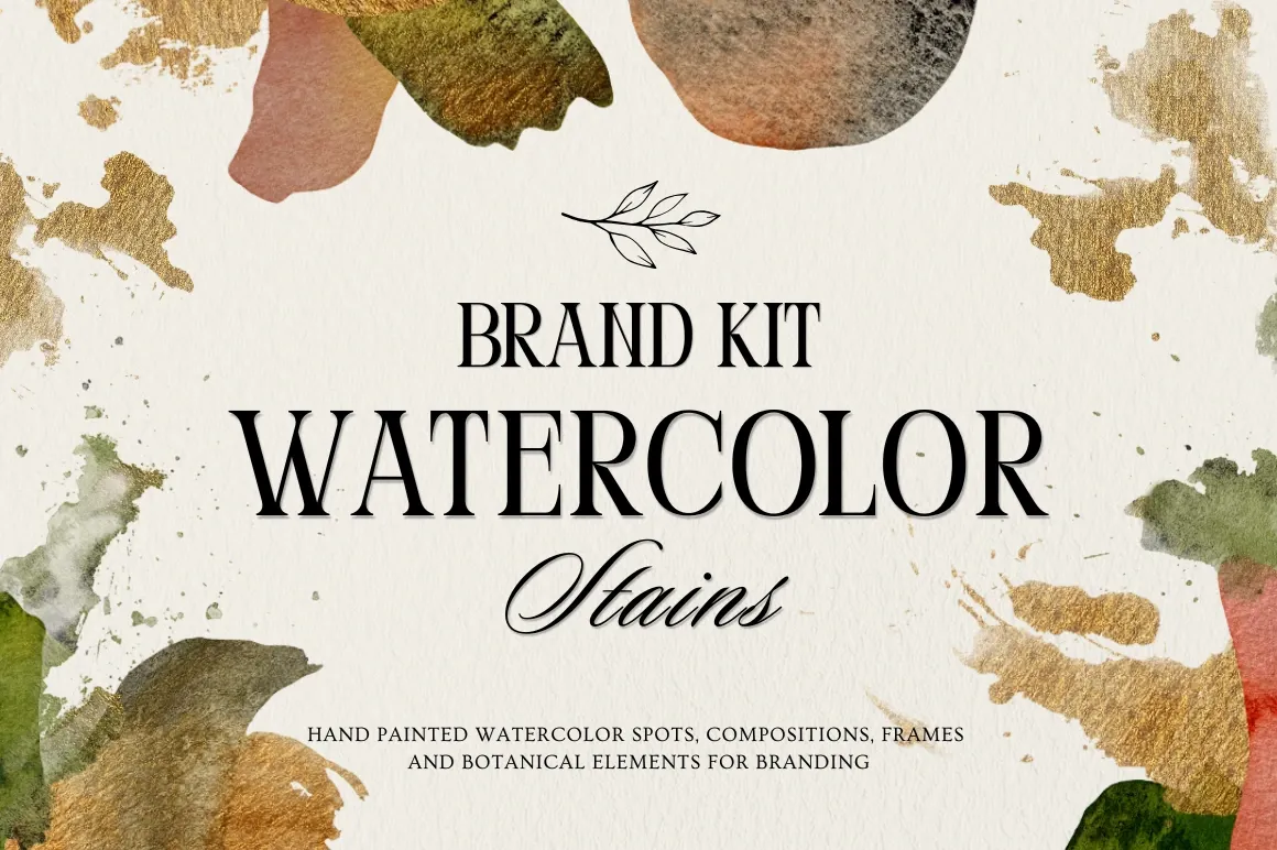 Watercolor Spots Brand Kit — image 1