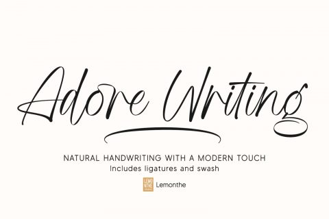 Adore Writing | Modern Script