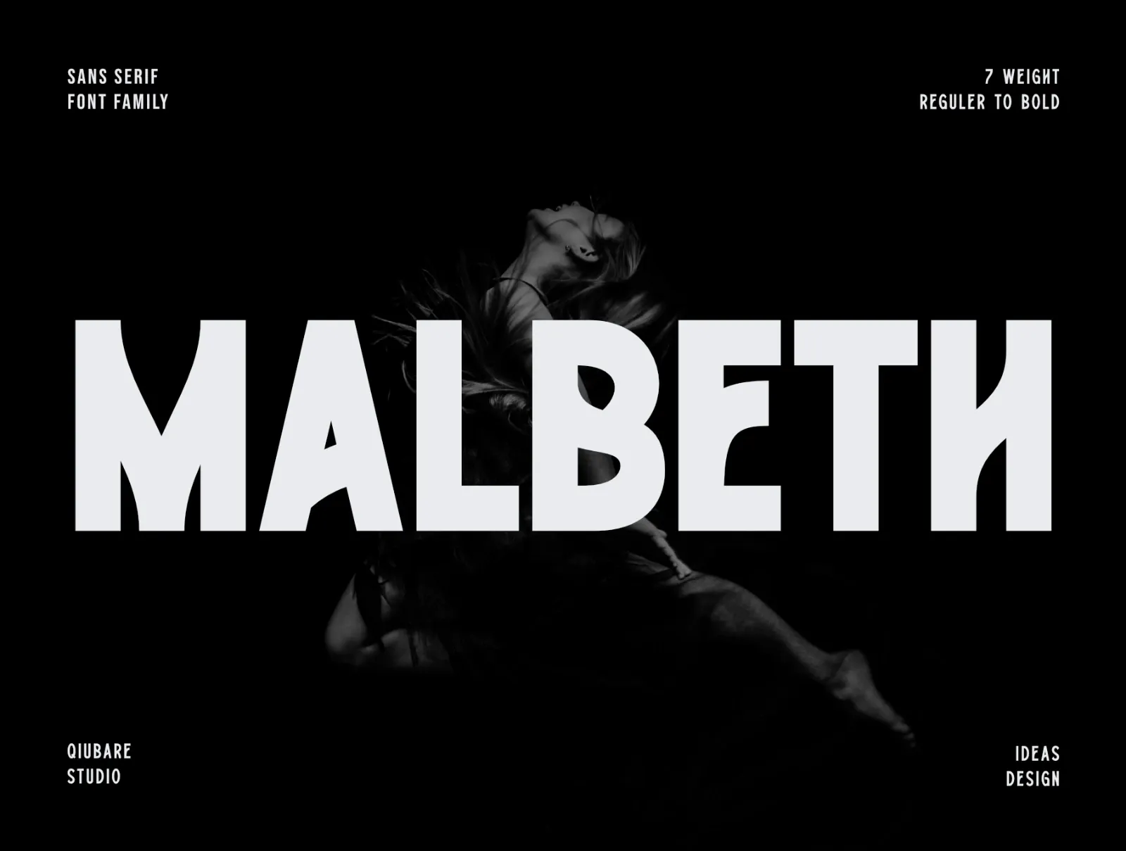 Condensed Font Family Malbeth | 7 Modern Sans Serif Weights — image 1