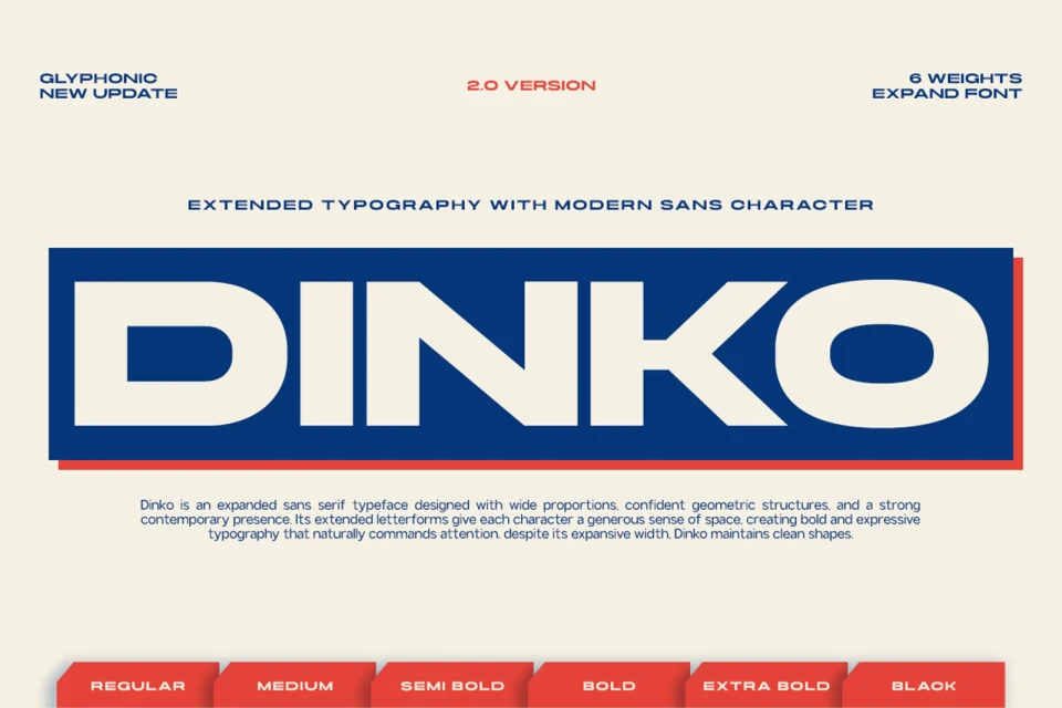 GC Dinko Vol.2 - Strong Bold Sans
