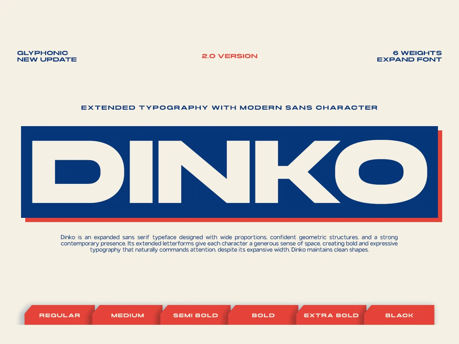 GC Dinko Vol.2 - Strong Bold Sans — image 1
