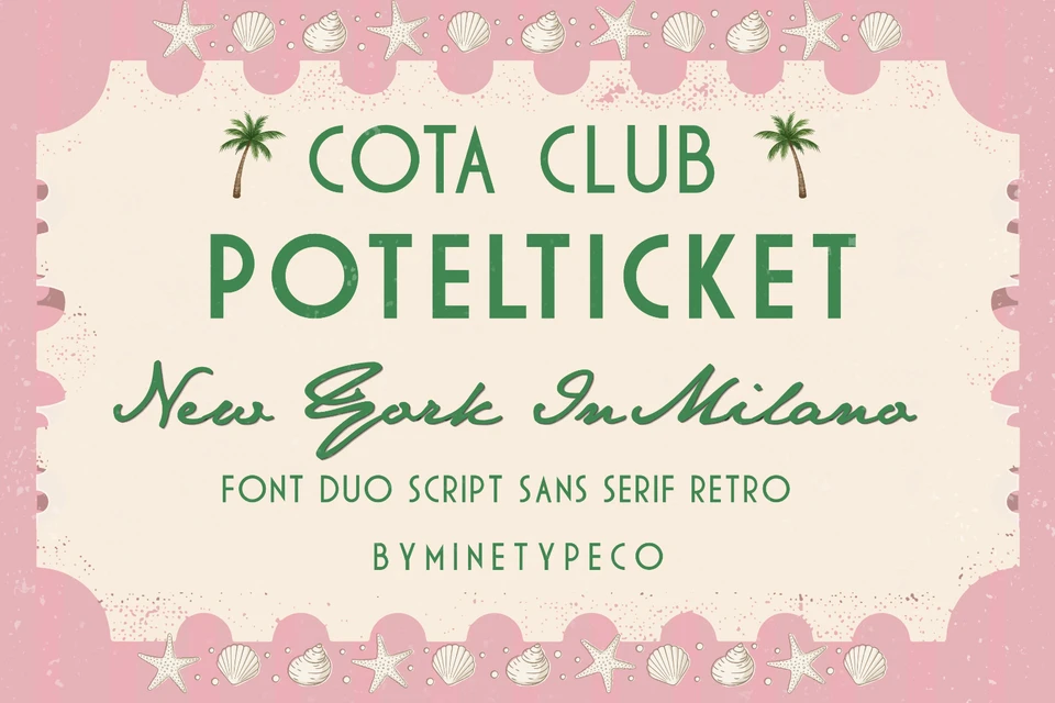 Cotaclub Potelticket Font Duo