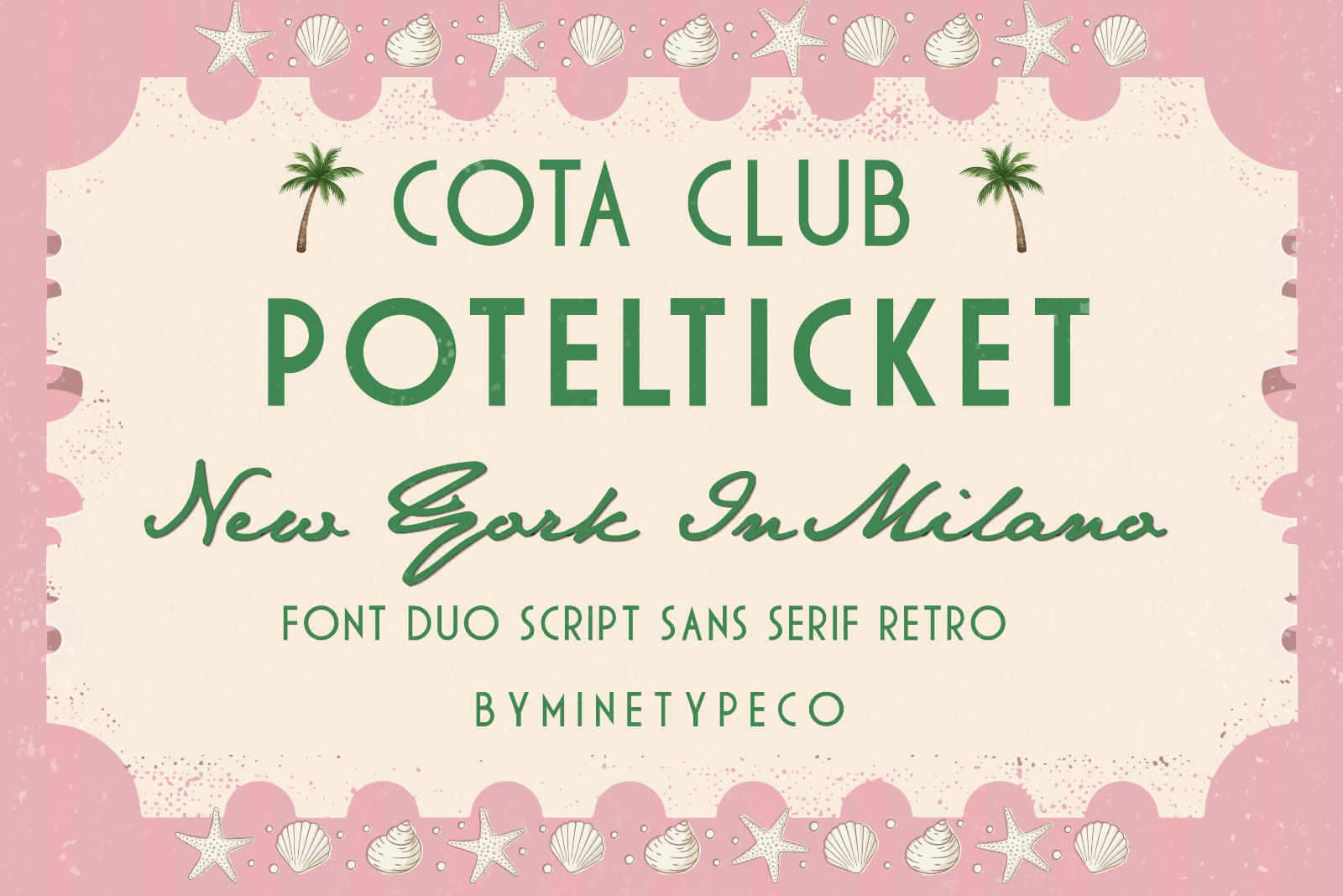 Cotaclub Potelticket Font Duo