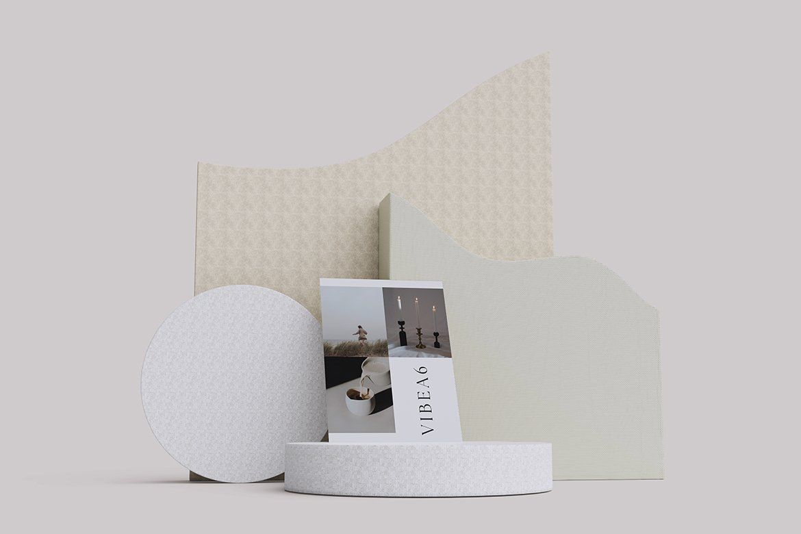 A6 Flyer Mockup (4 Objects)