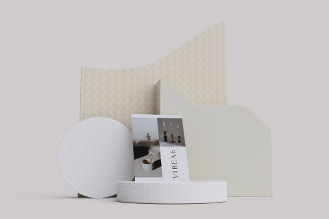 A6 Flyer Mockup (4 Objects)