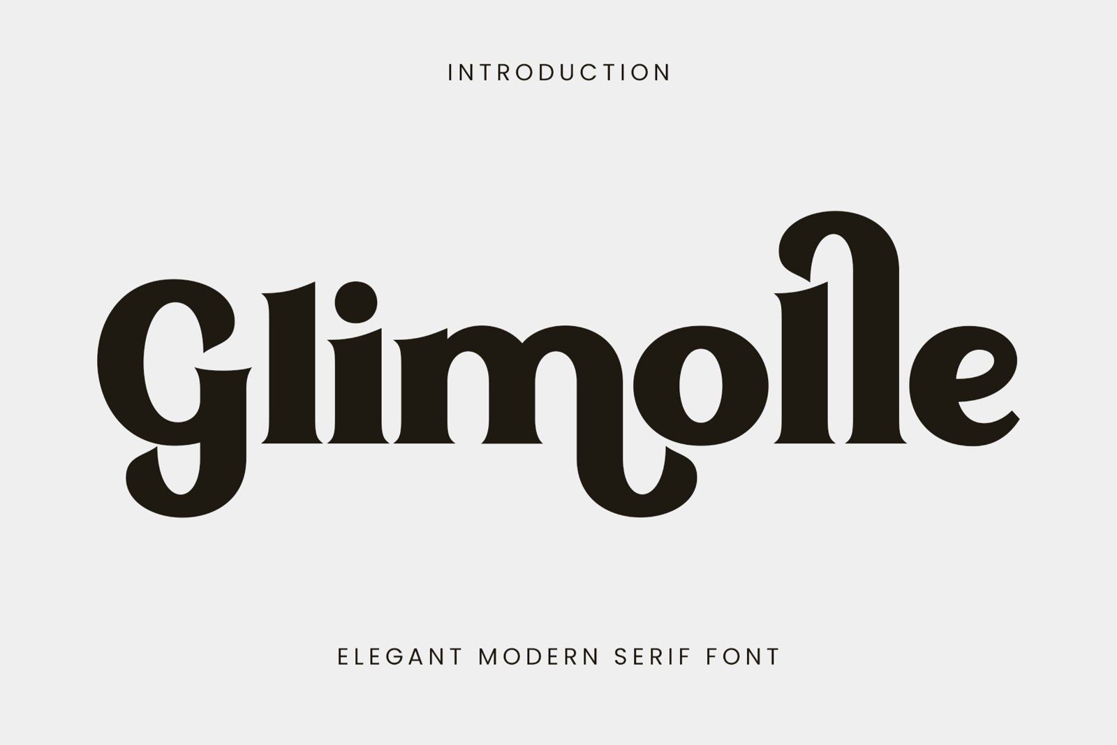 Glimole – Elegant Modern Serif Font for Luxury Branding