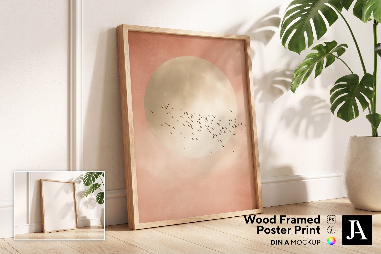 Wood Framed Poster | DIN A PSD — image 1