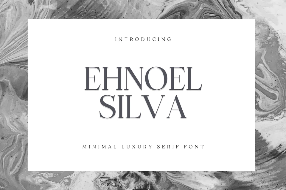 Ehnoel Silva - Minimal Luxury Serif Font