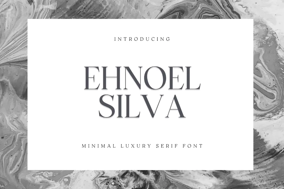 Ehnoel Silva - Minimal Luxury Serif Font