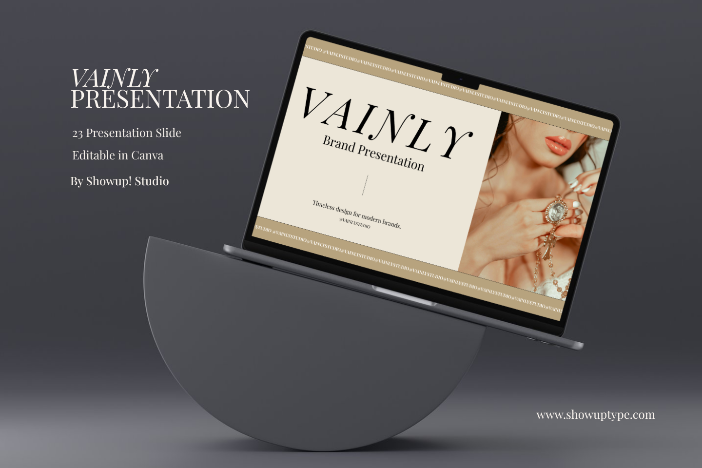 Vainly Minimal Presentation Template — image 2