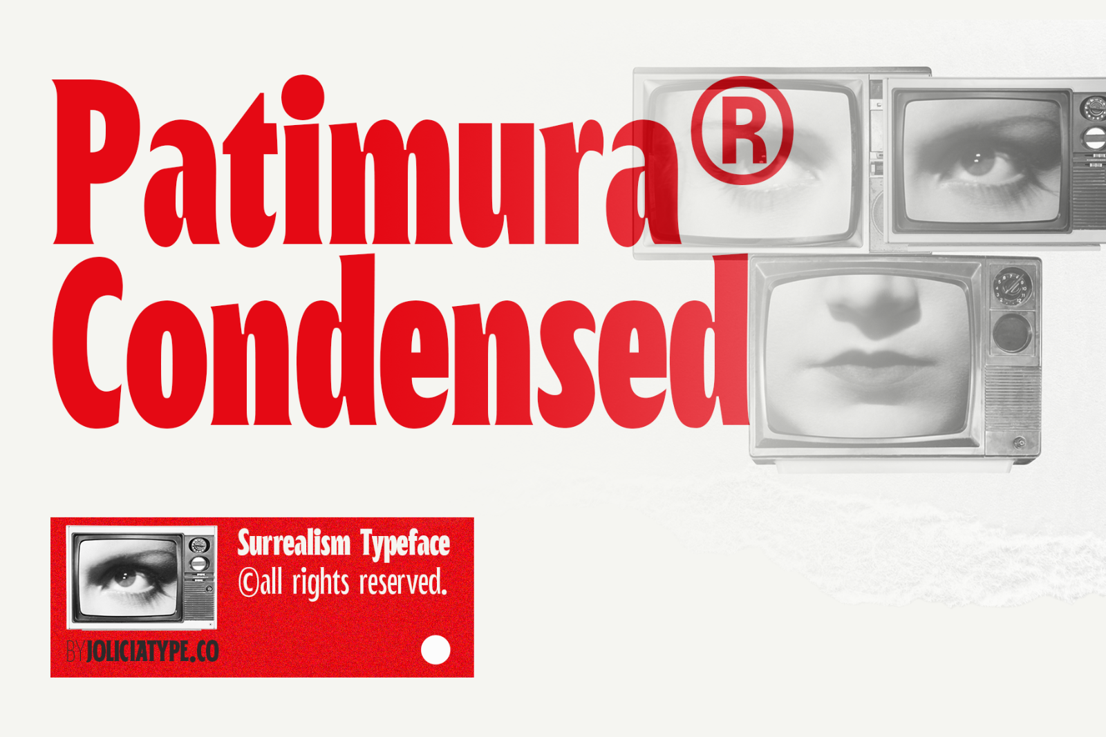 Patimura Condensed | Surrealist Typeface — image 1