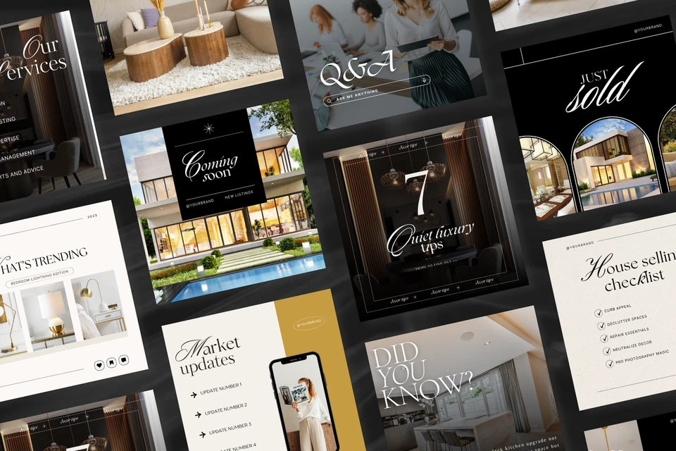 Real Estate Instagram Canva Templates