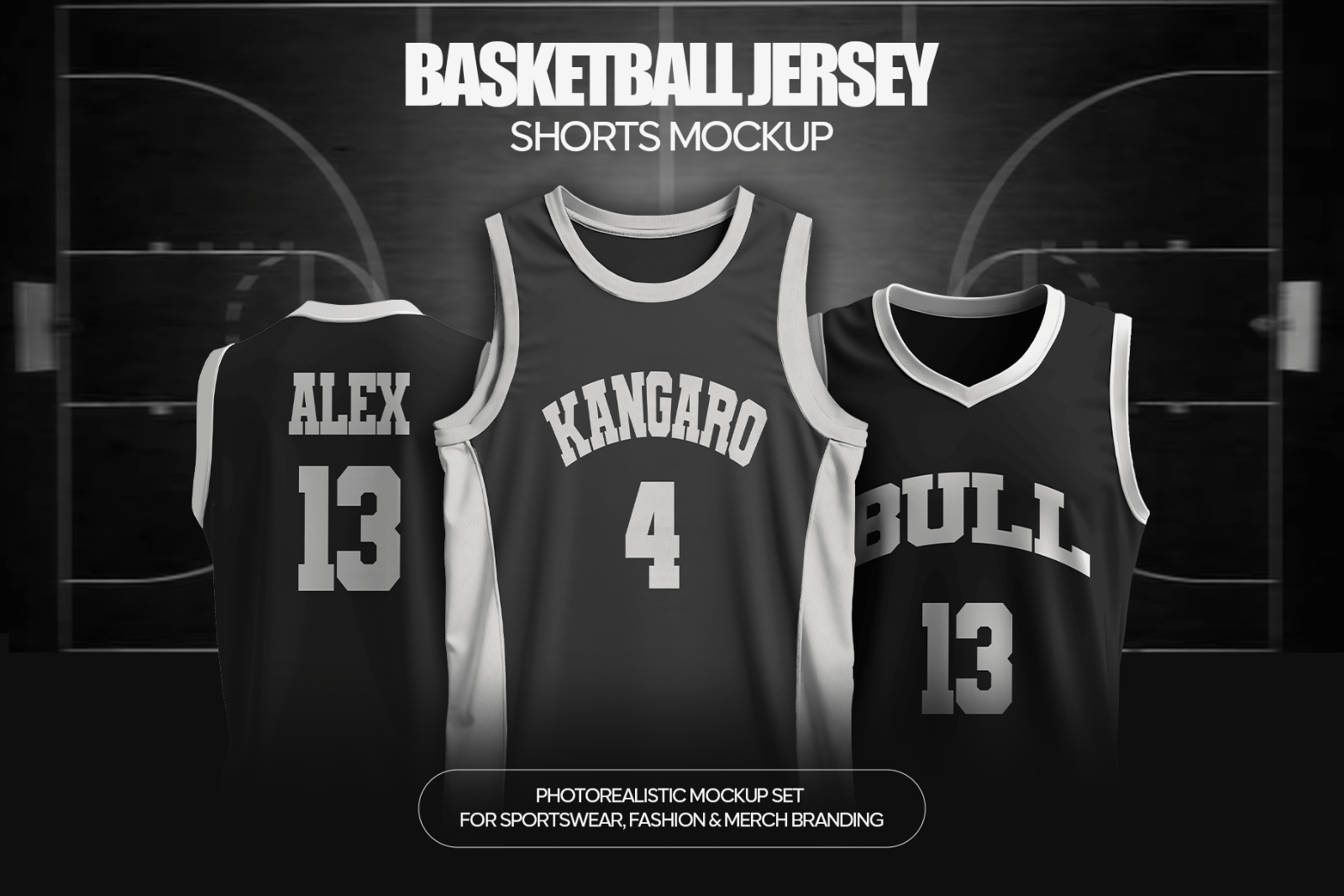 Basketball Jersey & Shorts Mockup