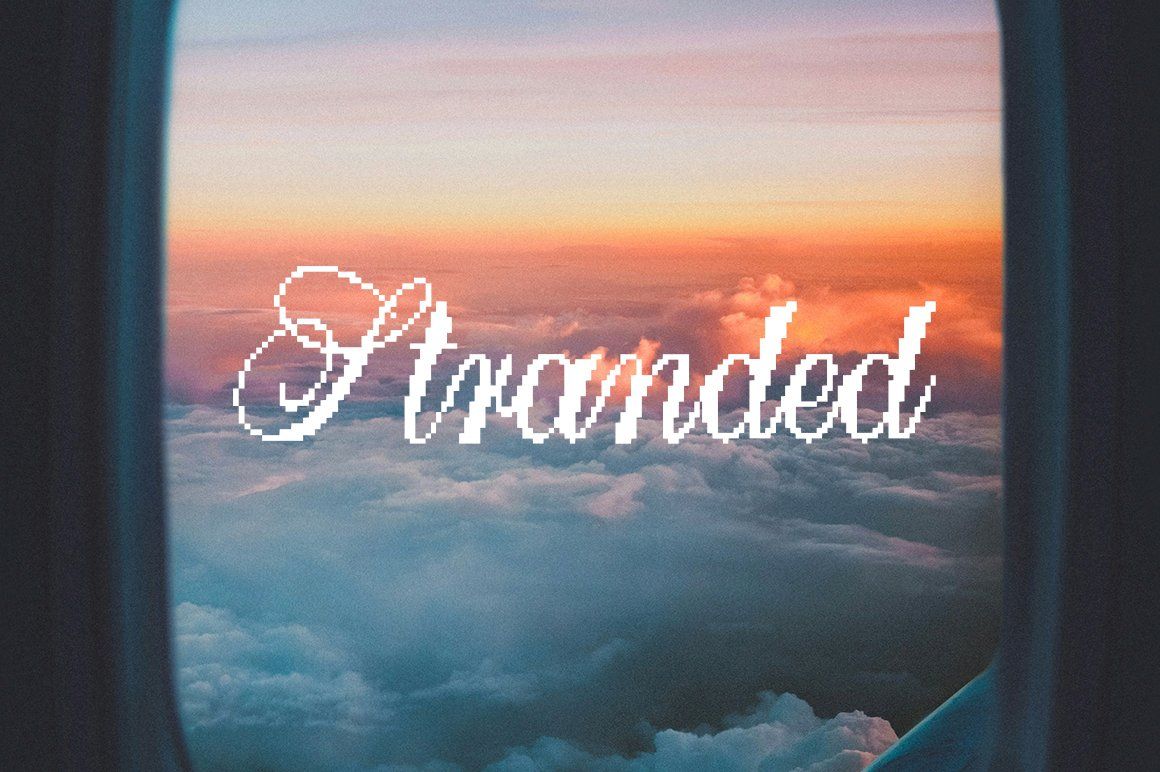 Larasati Pixelated Script Game Font — image 2