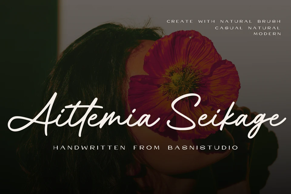 Aittemia Seikage Handwriting font