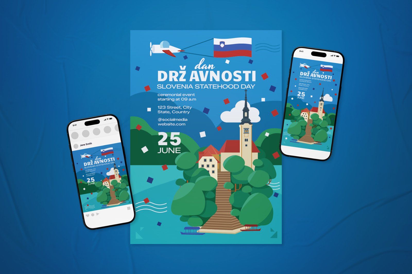 Slovenia Statehood Day Flyer Set — image 2