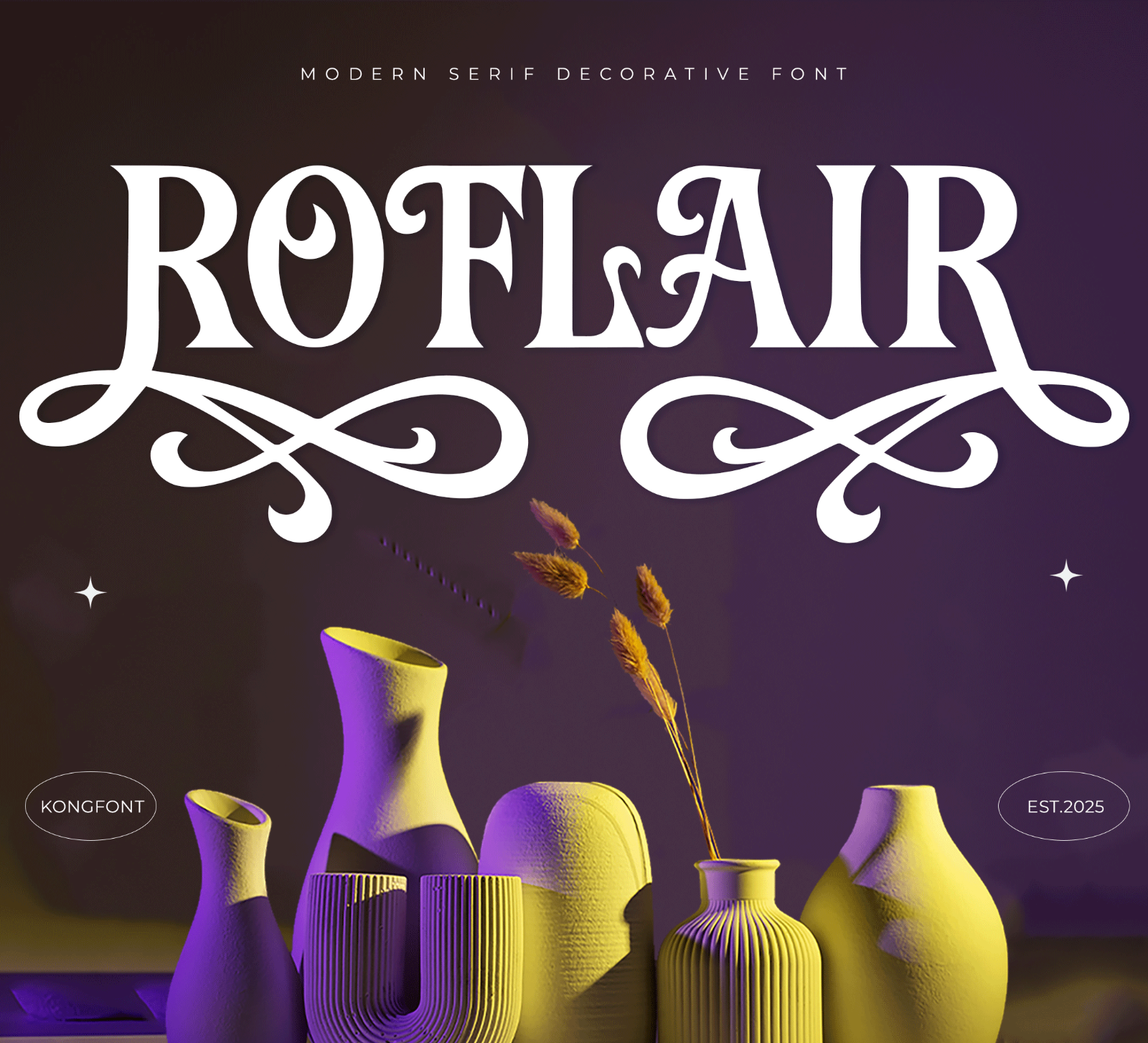 Roflair – Modern Classy Decorative Serif Font — image 1