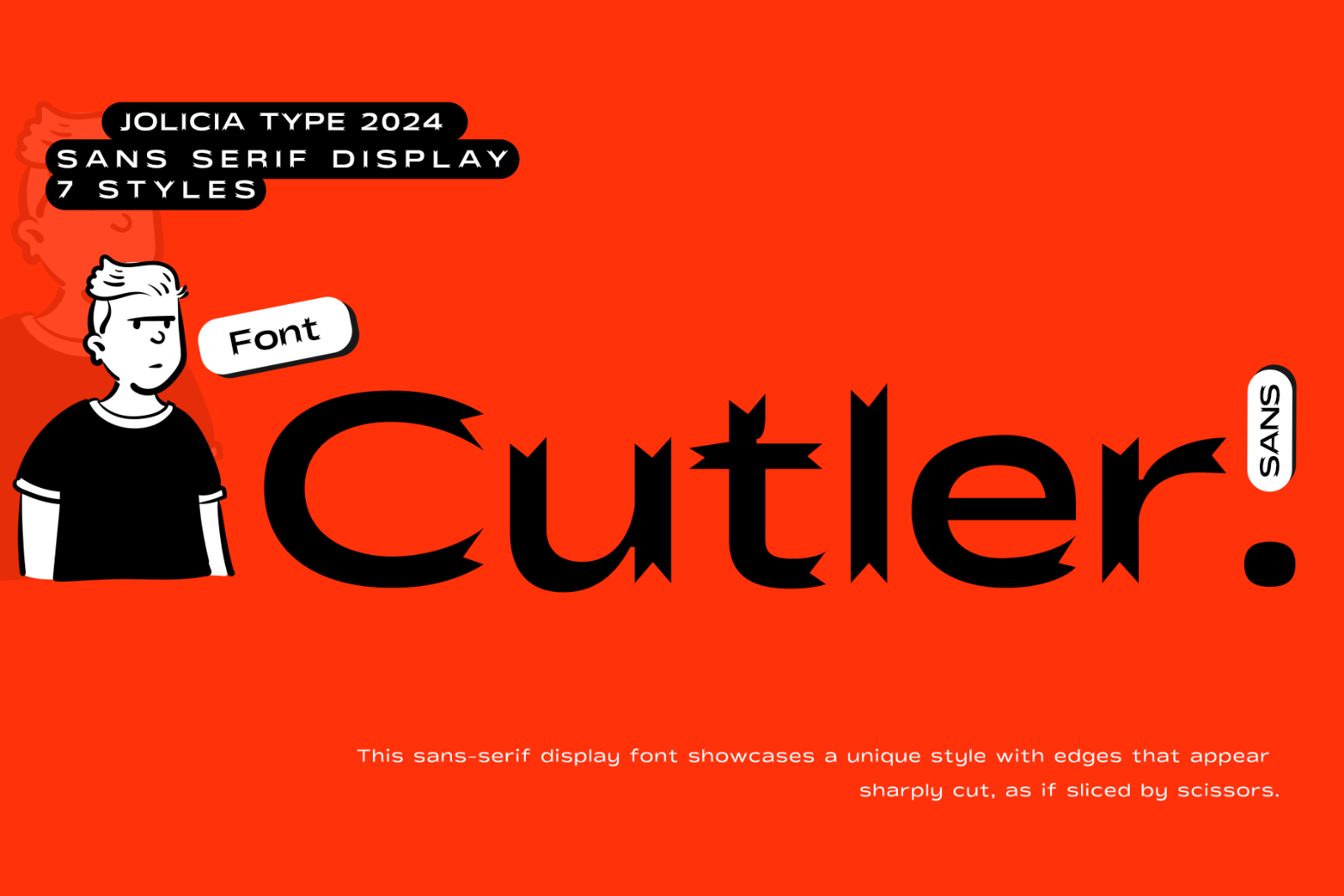 Cutler Sans | Cutting Edge Font — image 1
