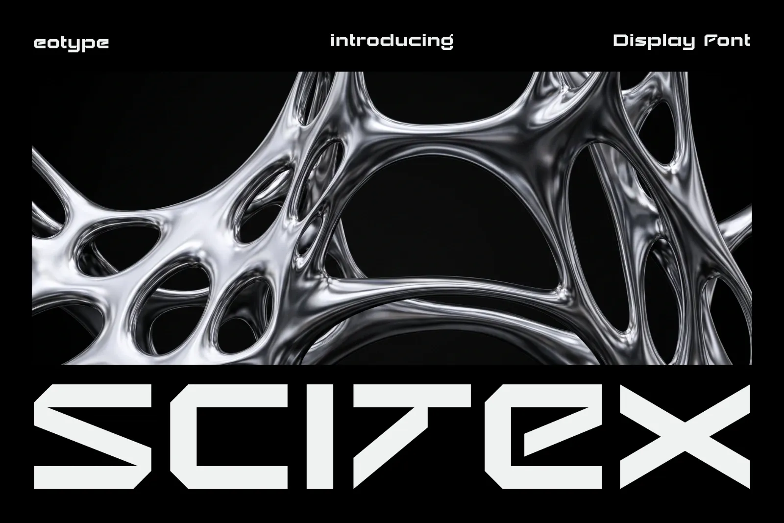 Scitex — Bold Futuristic Display Font — image 1