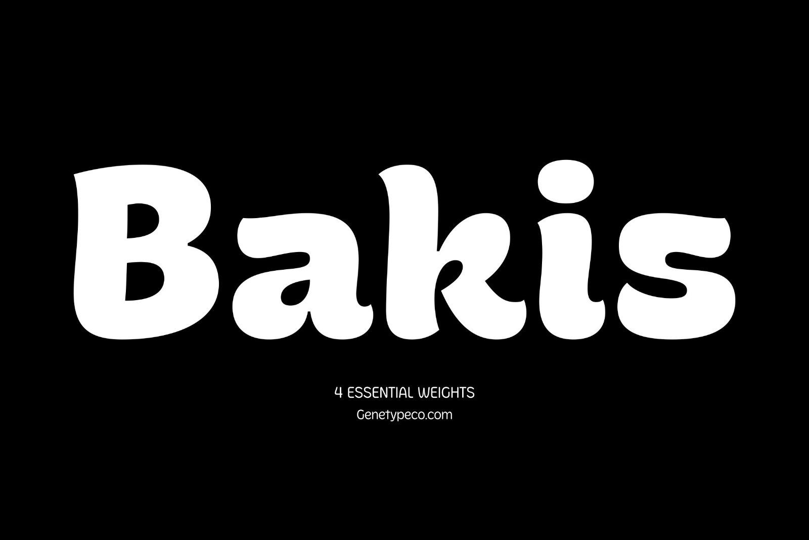 Bakis Display Font — image 1
