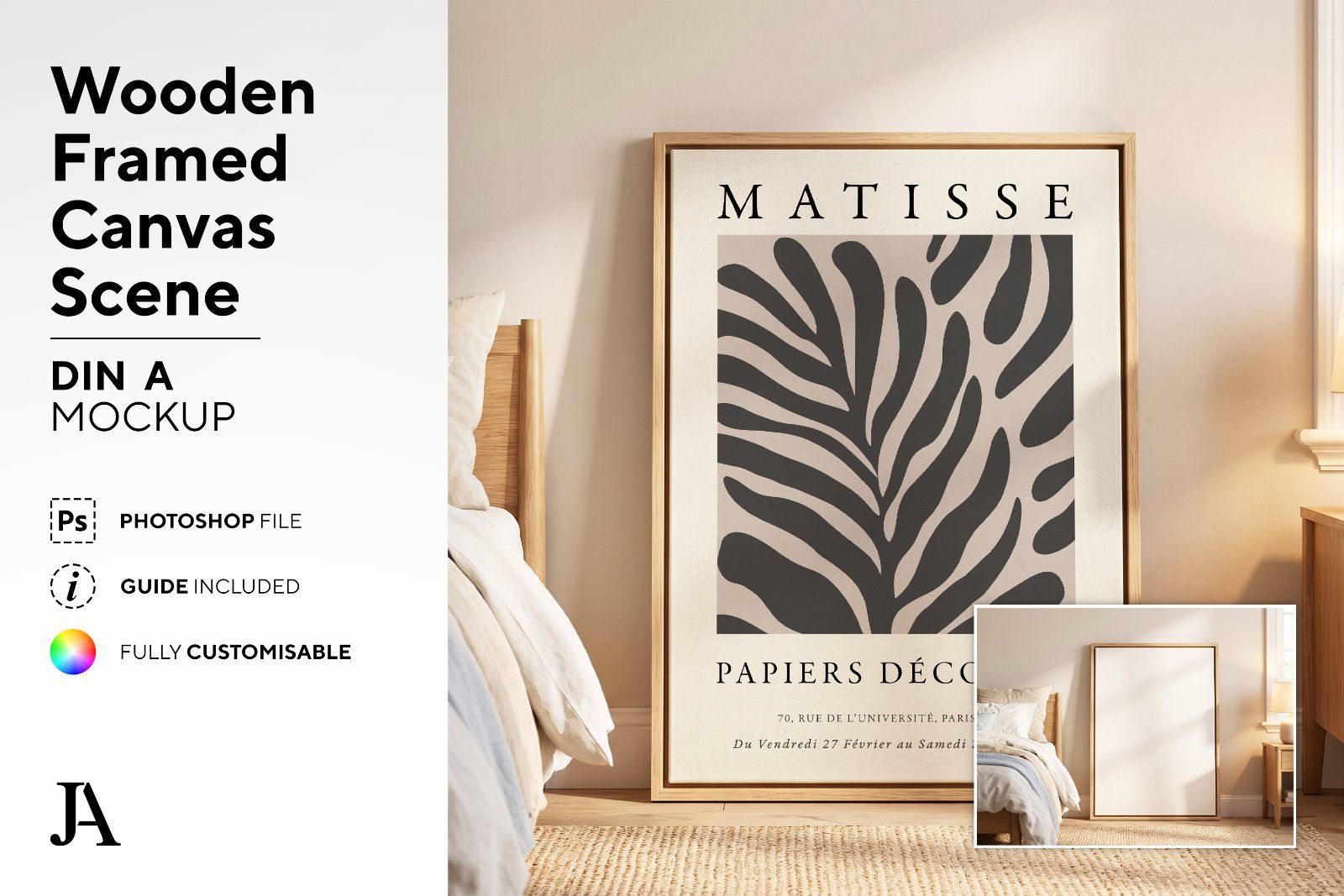 Wooden Framed Canvas | DIN A PSD — image 2