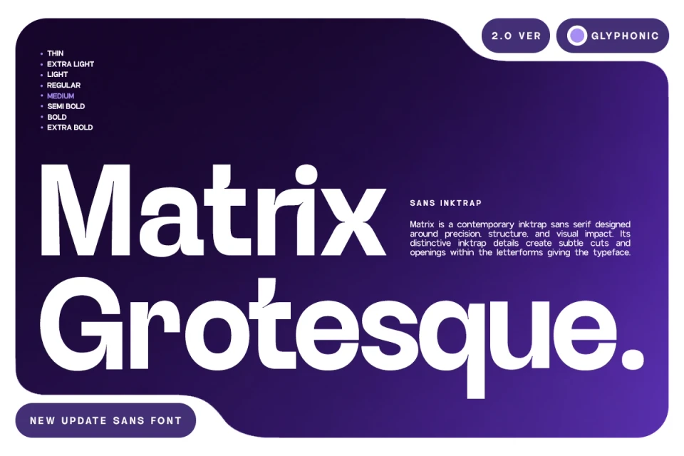GC Matrix vol.2 – Modern Geometric Sans