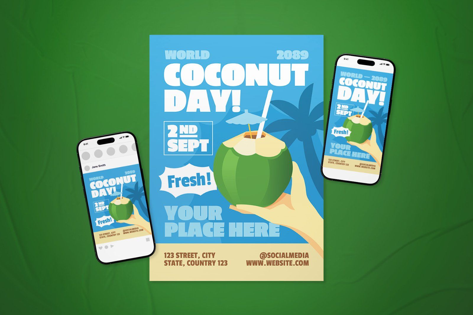 World Coconut Day Event Flyer Set — image 2