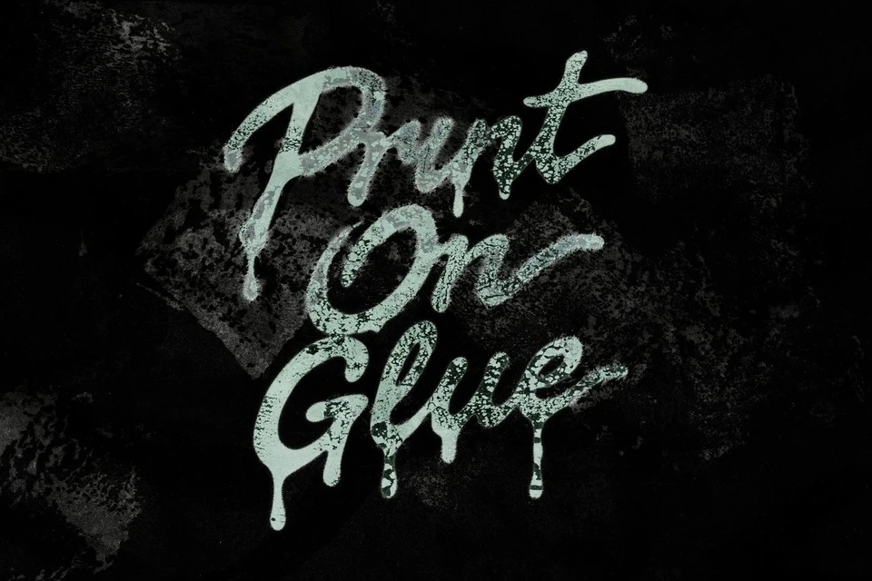 PRINT ON GLUE TEXTURE PACK