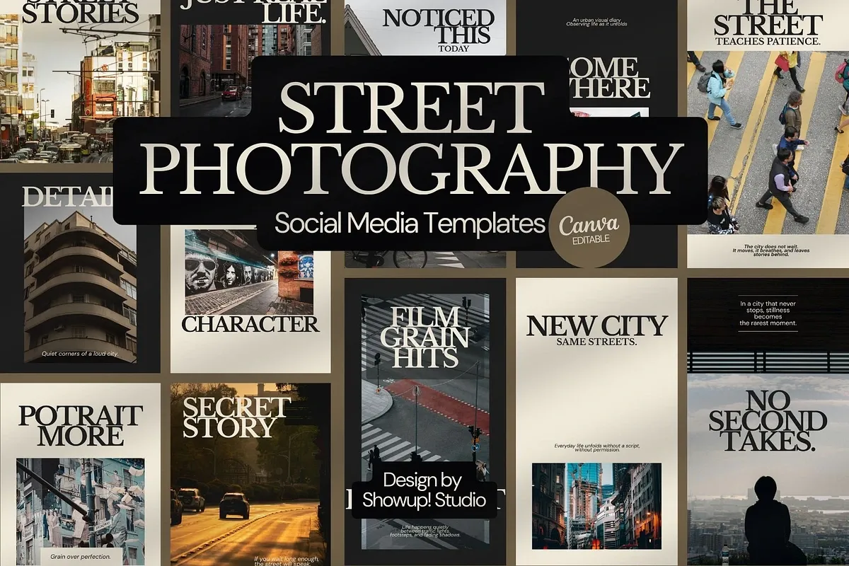 Street Photography Social Media Kit — image 1