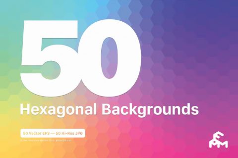 50 Hexagonal Backgrounds