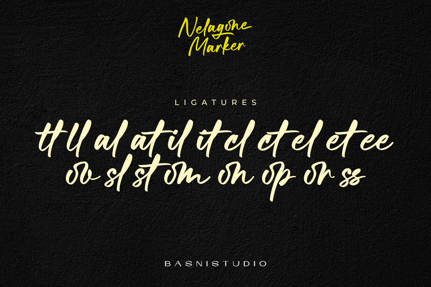 Nelagone Marker – Casual Marker Font
