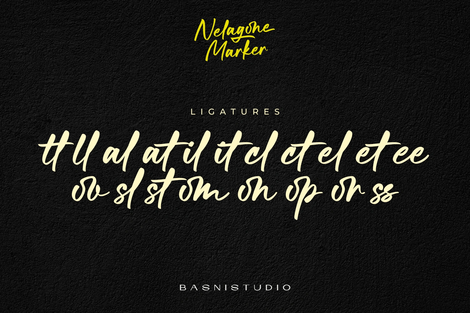 Nelagone Marker – Casual Marker Font — image 10