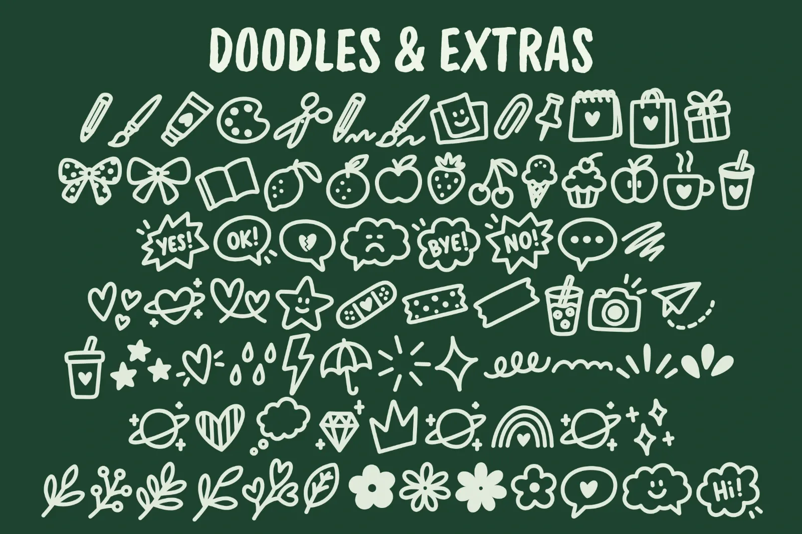 Wiggle Theory - Font with Doodles, Playful Rounded Lettering — image 11