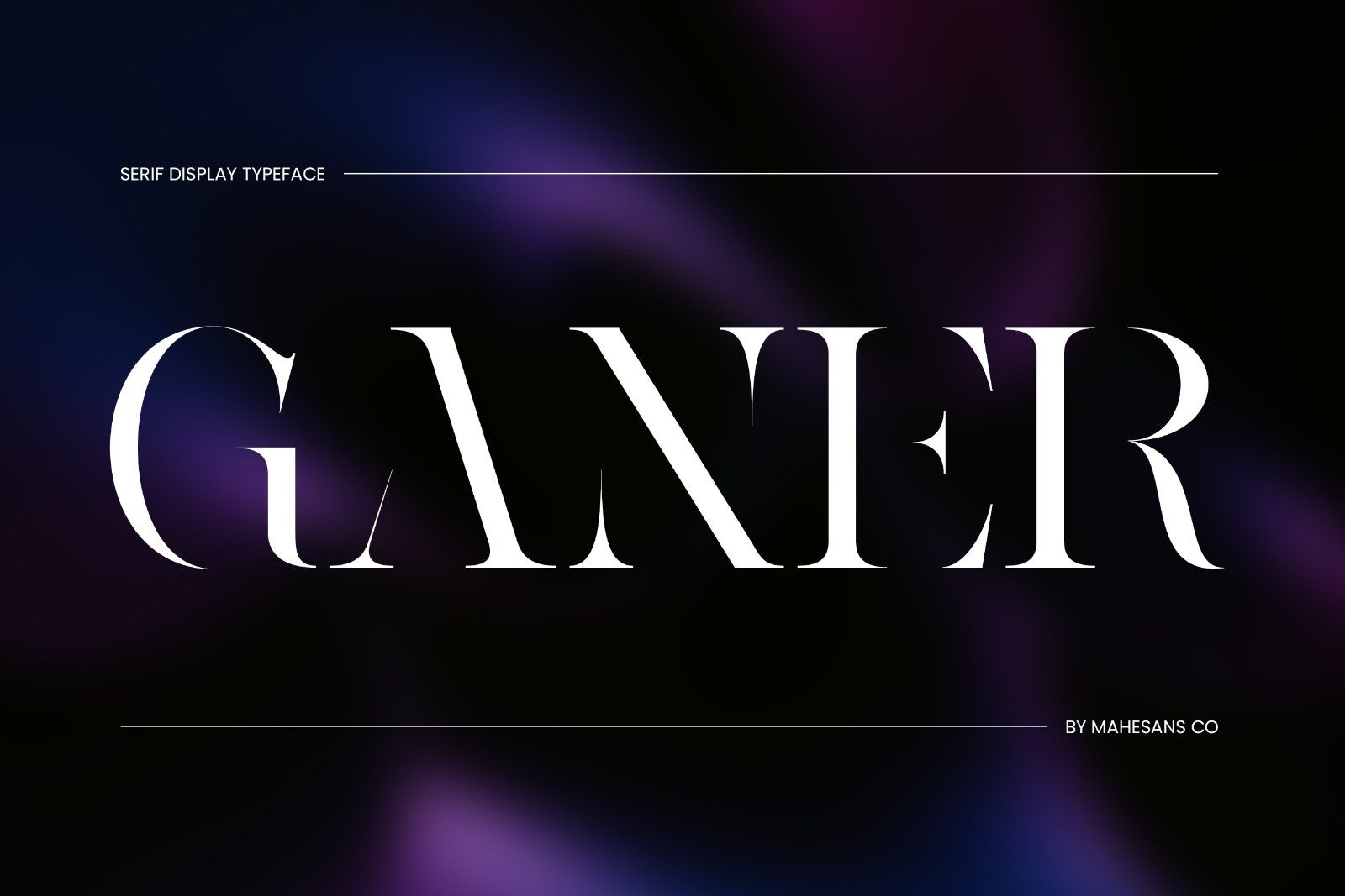 Ganer | Serif Display Font