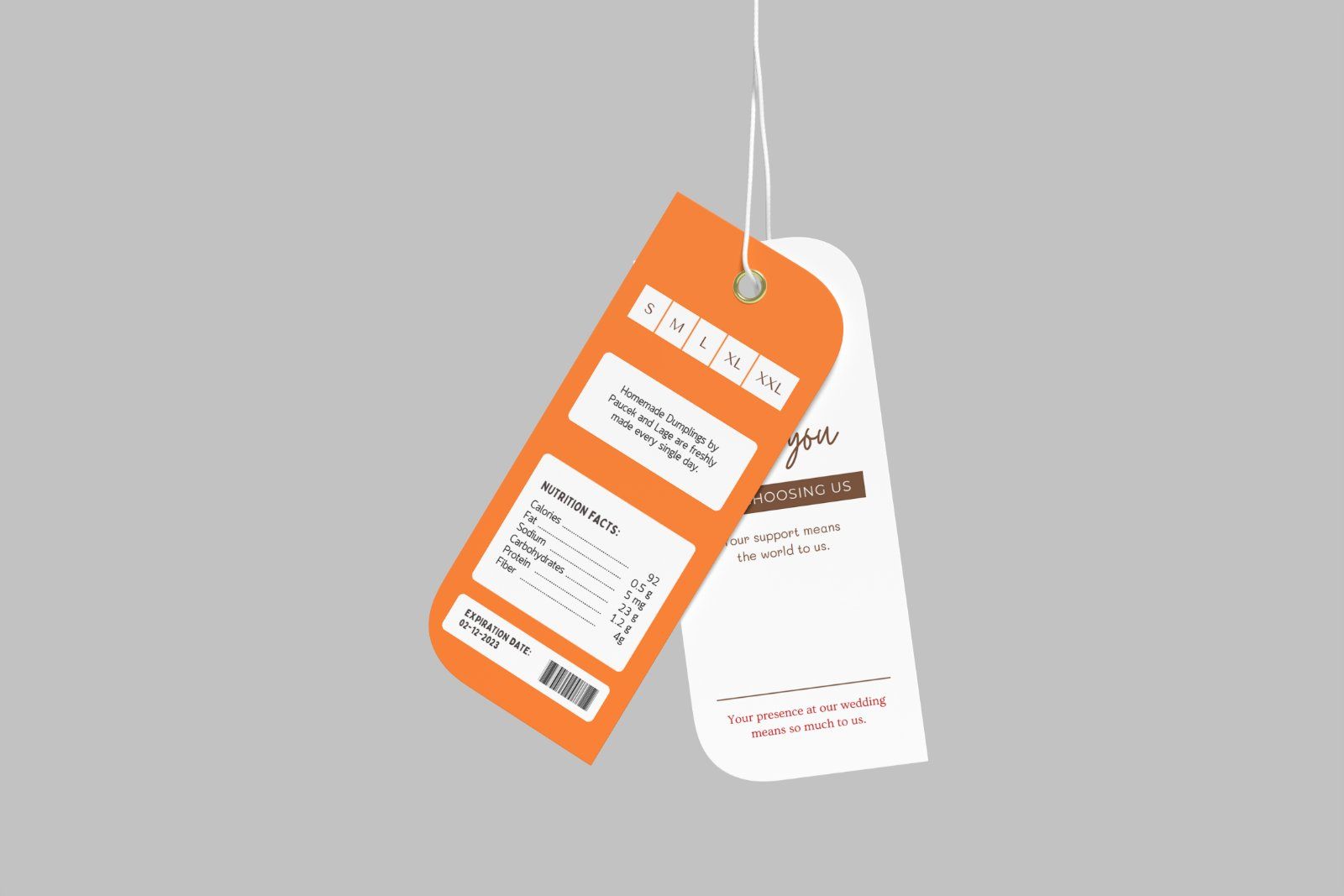 Clothing Label Mockup