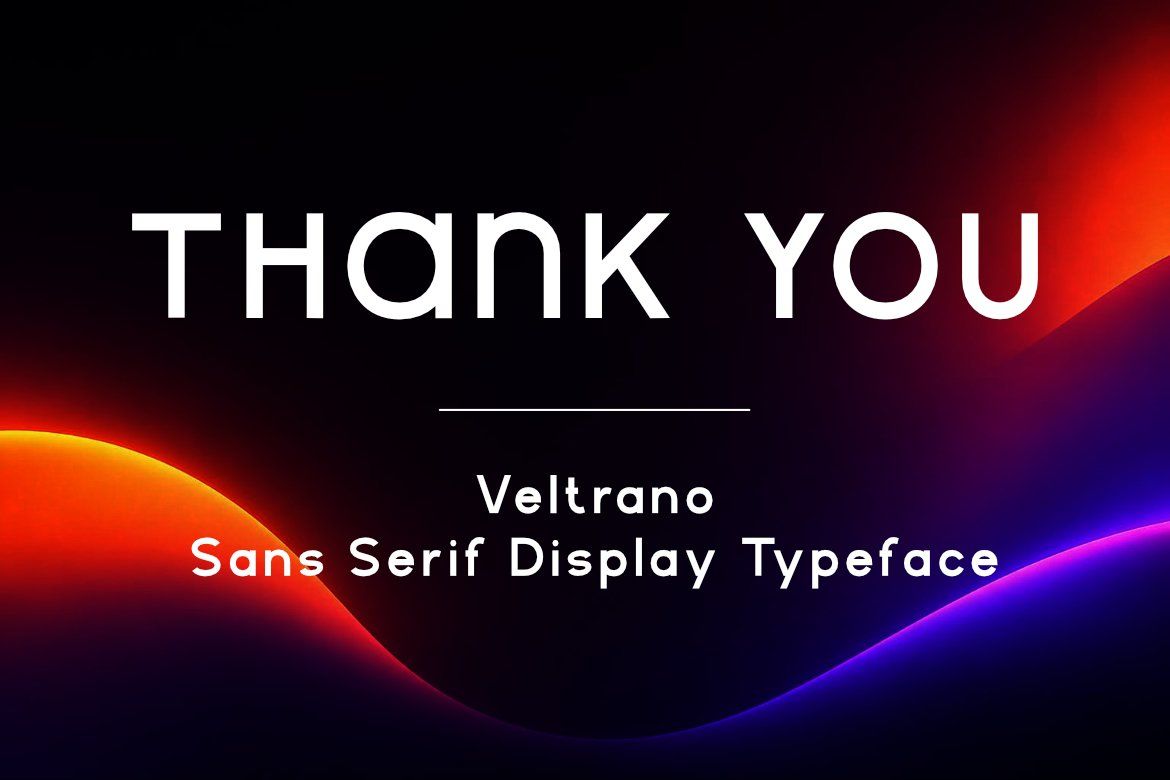Veltrano | Clean Modern Display Font — image 10