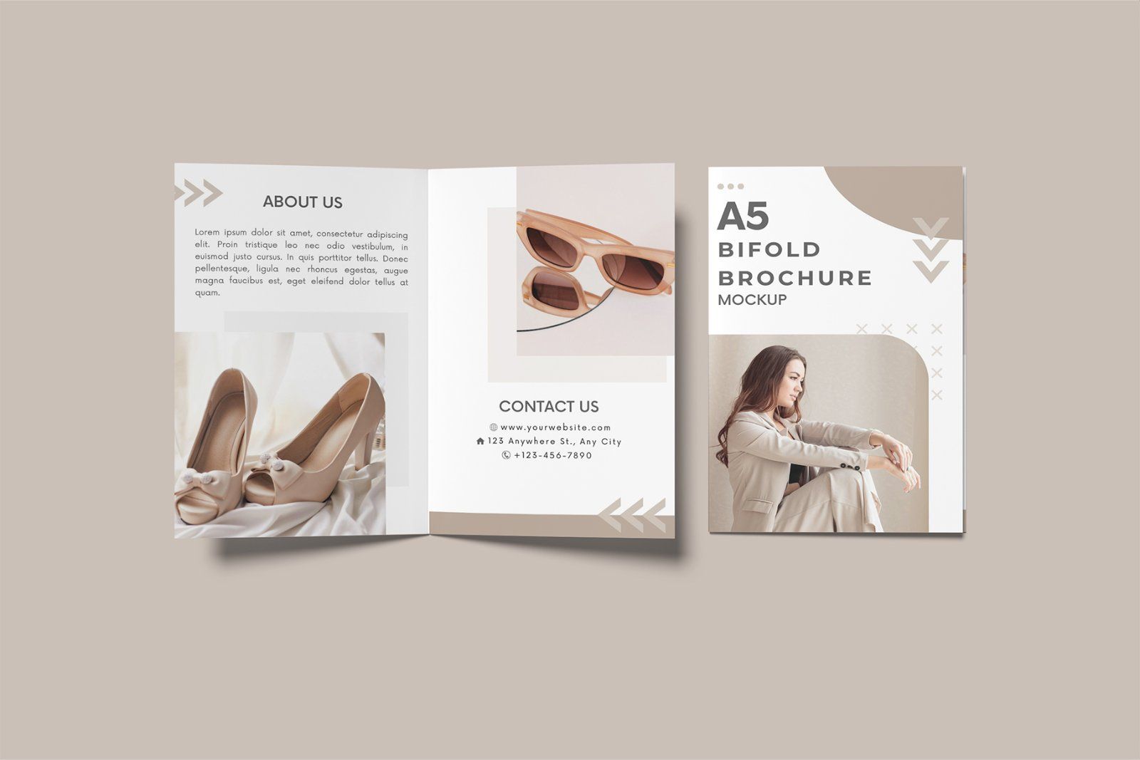 A5 Bifold Brochure Mockup — image 10