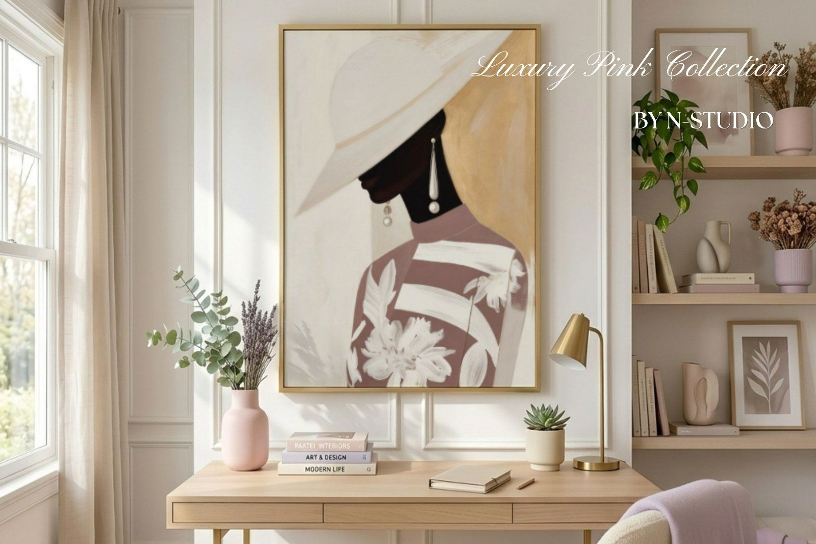 Luxury Pink Frame Mockup Bundle