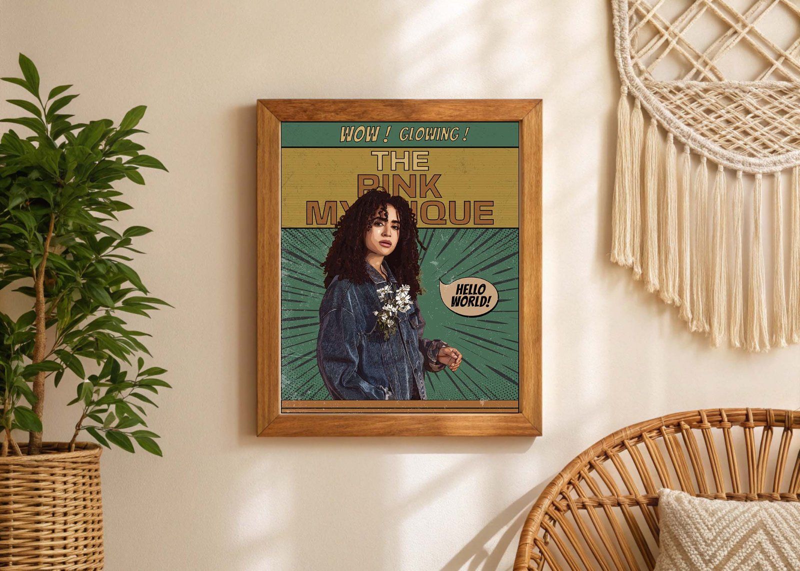 Comic Portrait Photo Effect Template