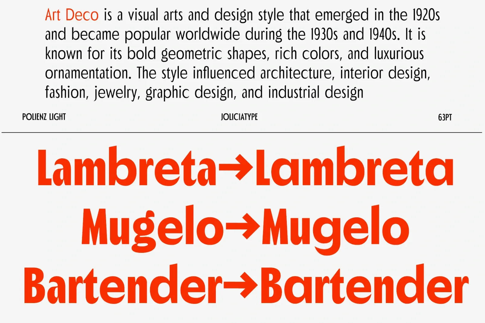 Polienz | Artdeco Font — image 10