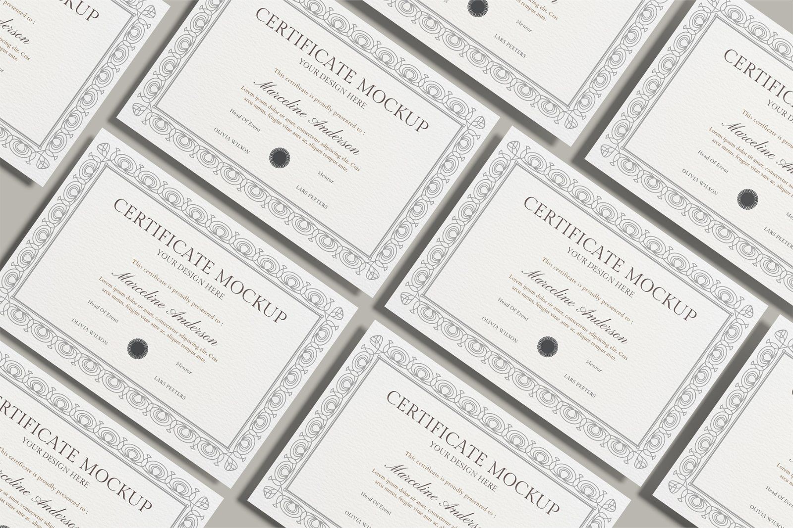 A4 Certificate Mockup — image 11