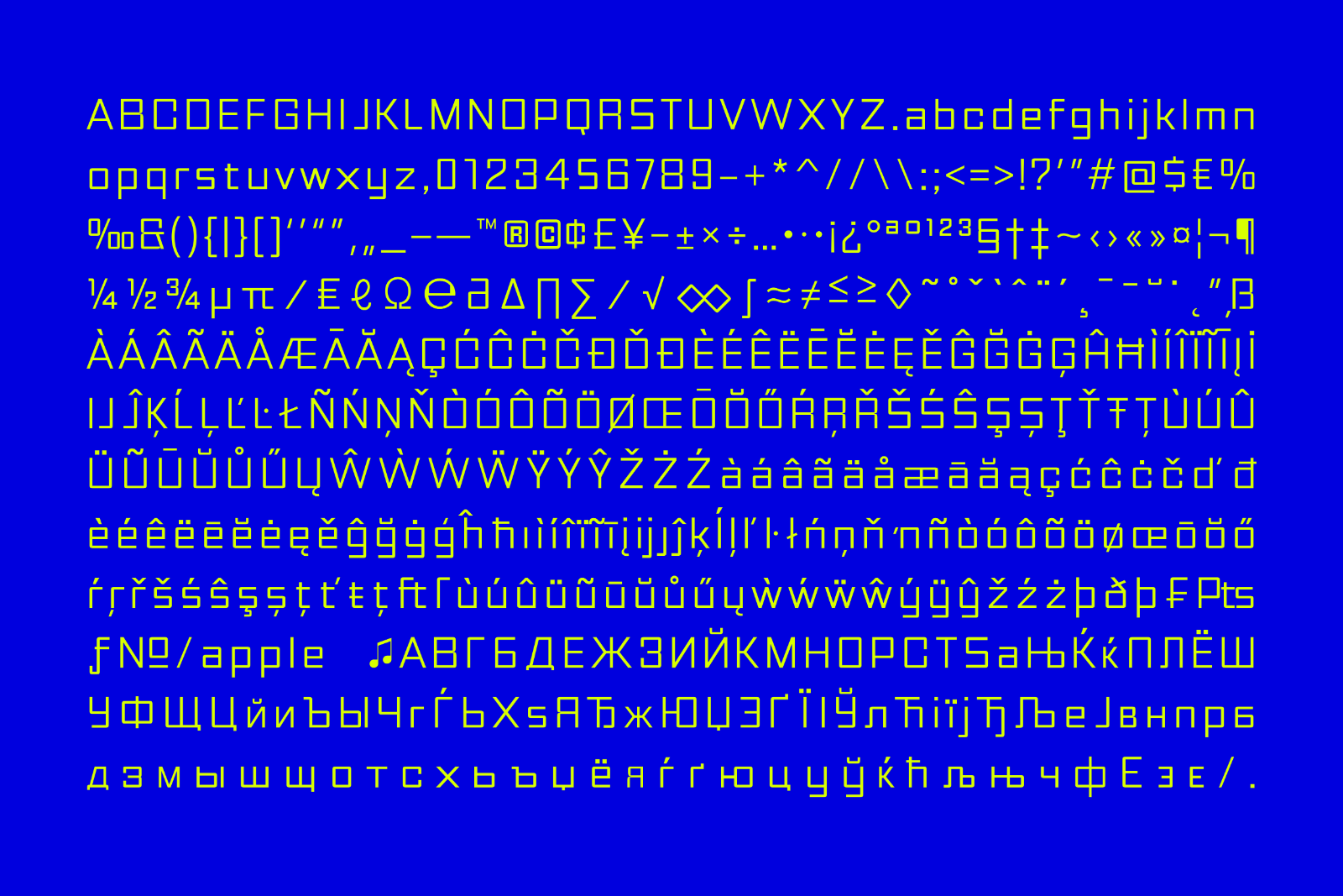 Synixon - Technology Font
