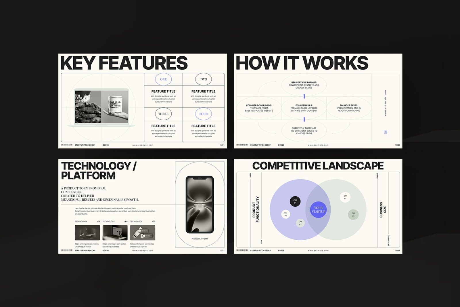 Startup Pitch Deck Presentation Template