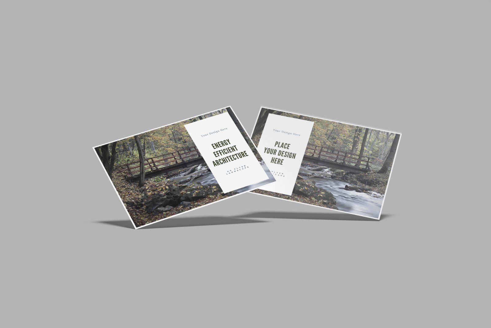 A4 Landscape Mockup