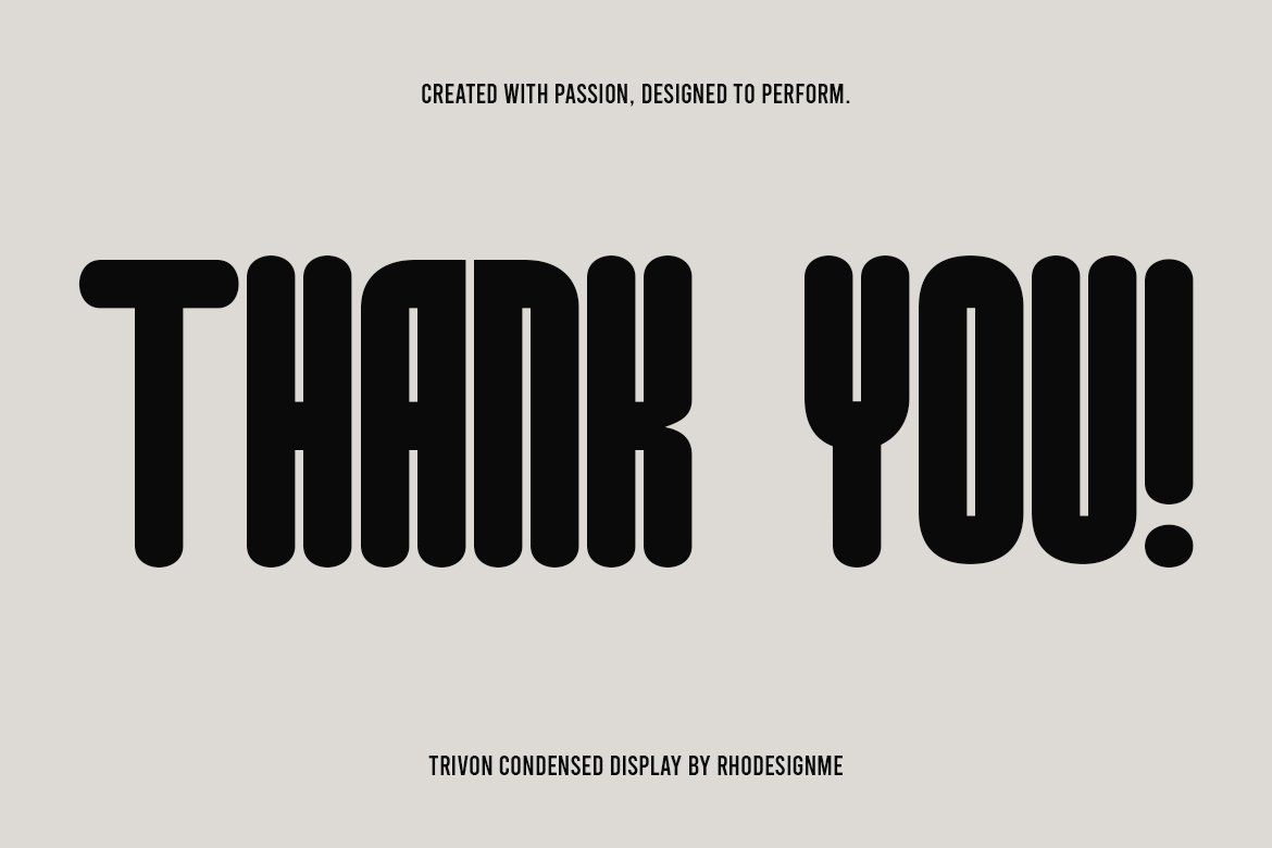 Trivon – Condensed Display Sans Serif Font — image 10