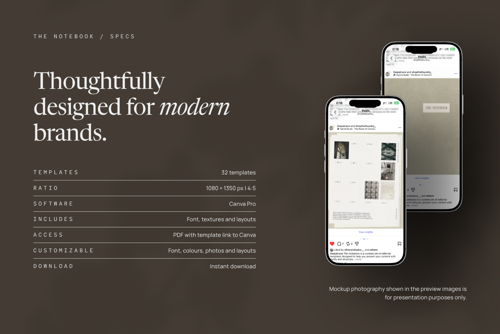 THE NOTEBOOK Instagram Templates — image 10