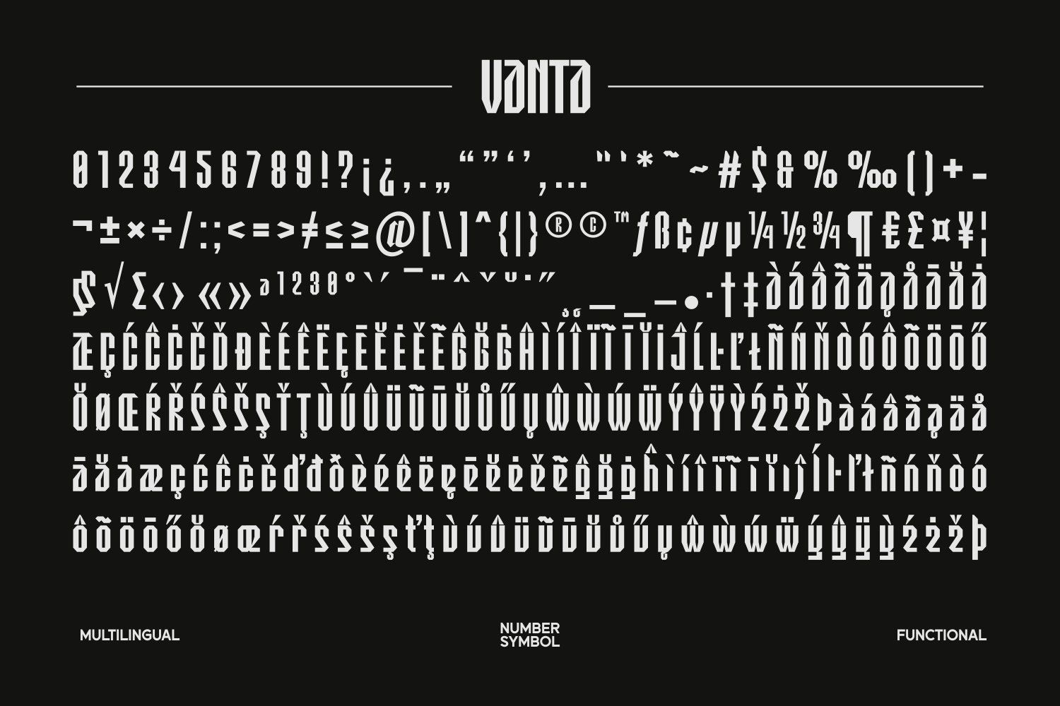 Vanta Typeface