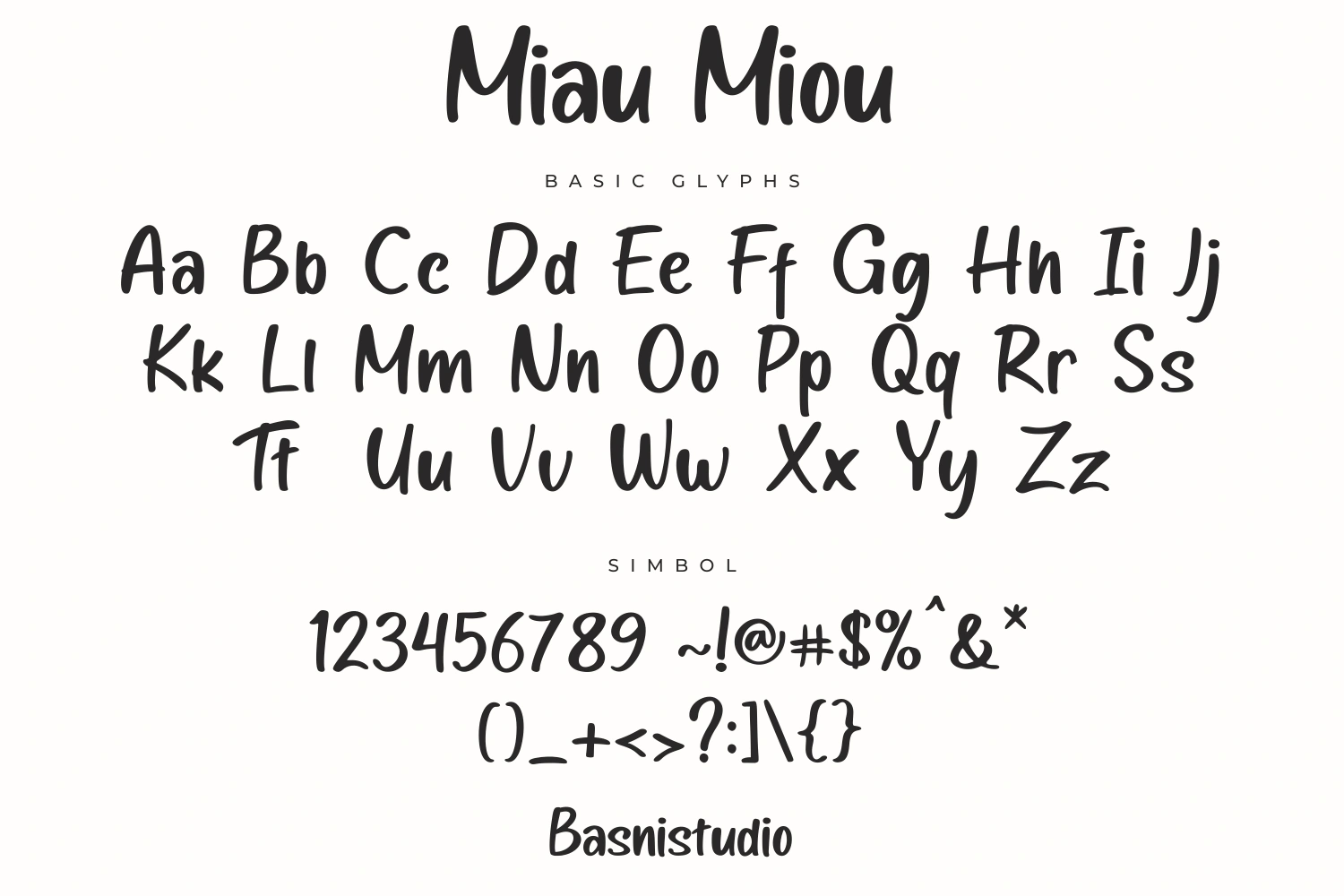 Miau Miou handwriting Font — image 10