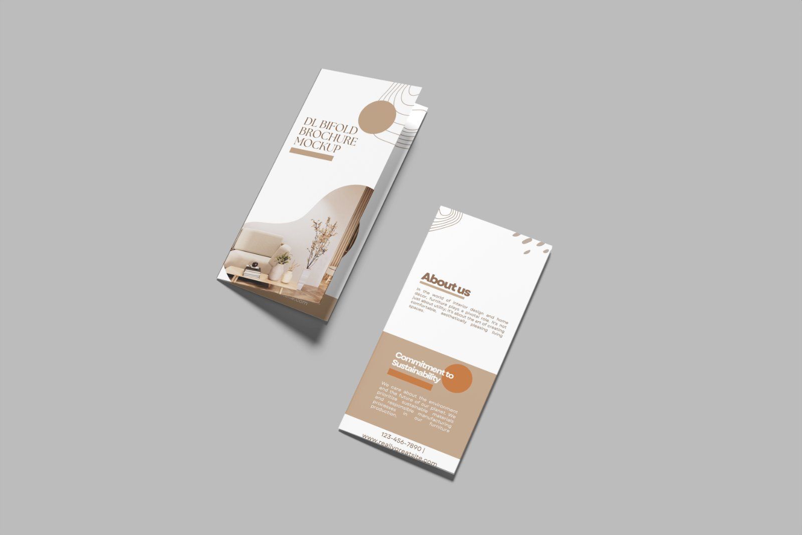 DL Bifold Brochure Mockup — image 10